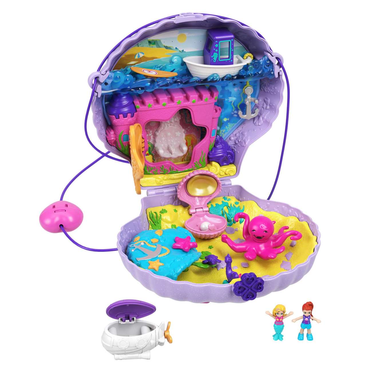 Polly Pocket Tiny Power Seashell Purse
