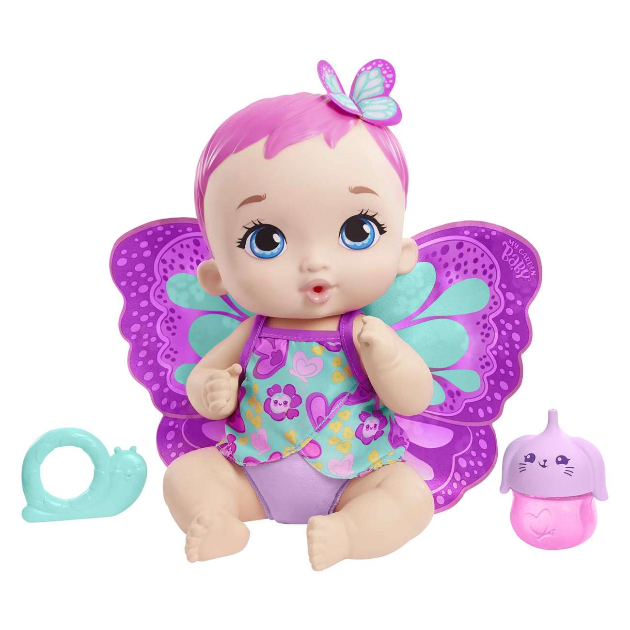 My Garden Baby Feed & Change Baby Butterfly Doll