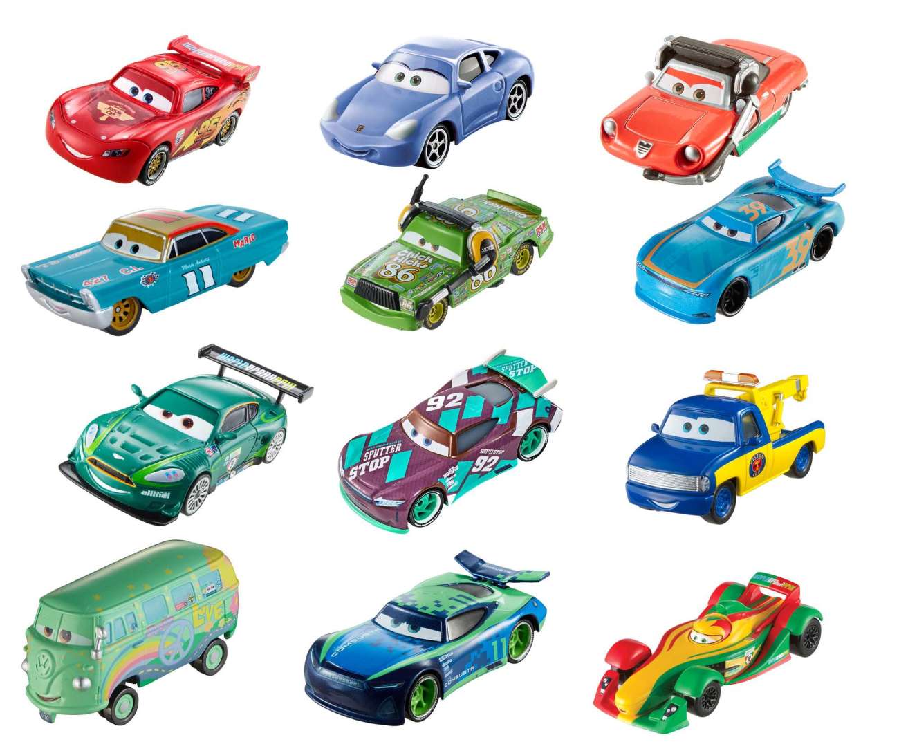 Disney Pixar Cars Die-Cast Singles Clipstrip Assortment