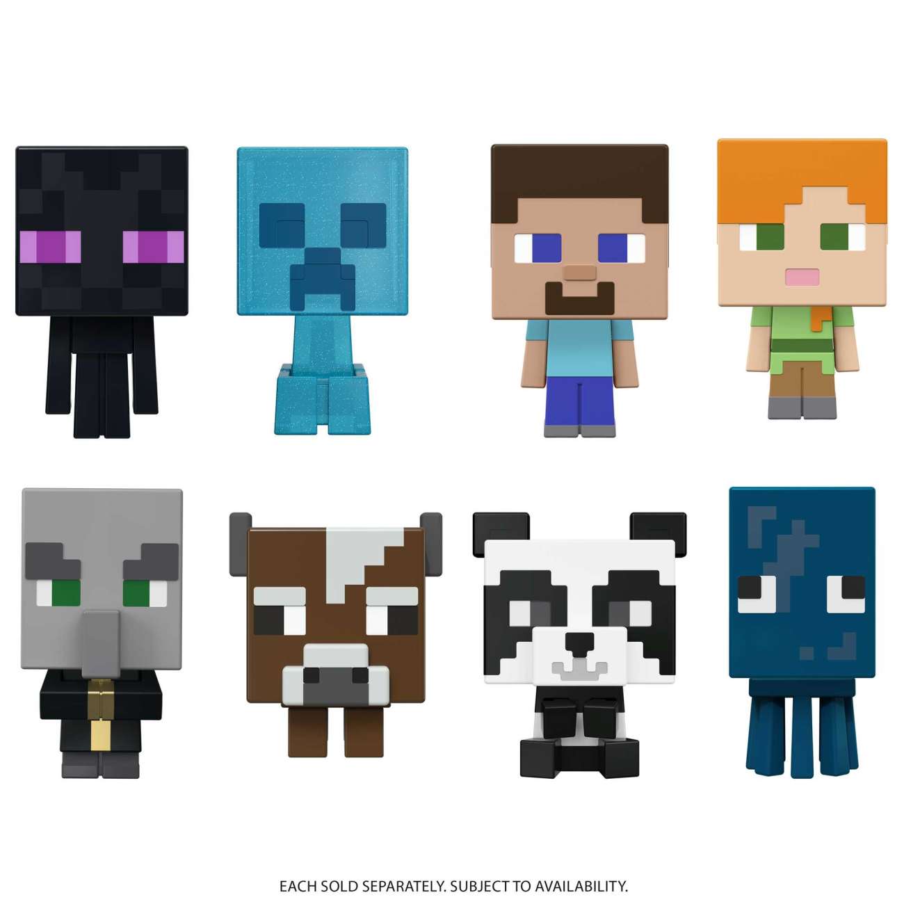 Minecraft - Assortiment Mini-Têtes Modulables - Figurine - 6 Ans Et +