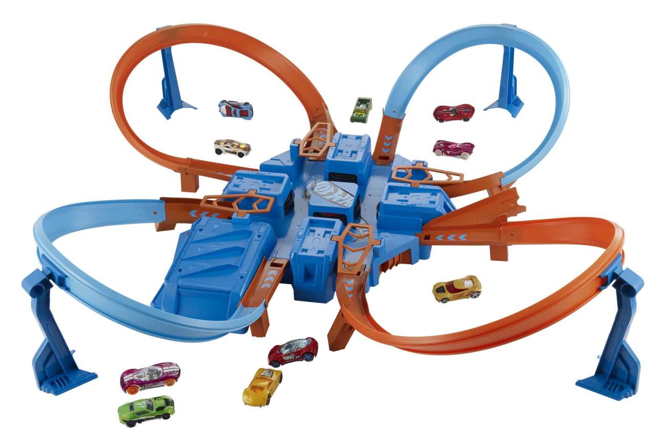Hot Wheels Criss Cross Crash Track Set
