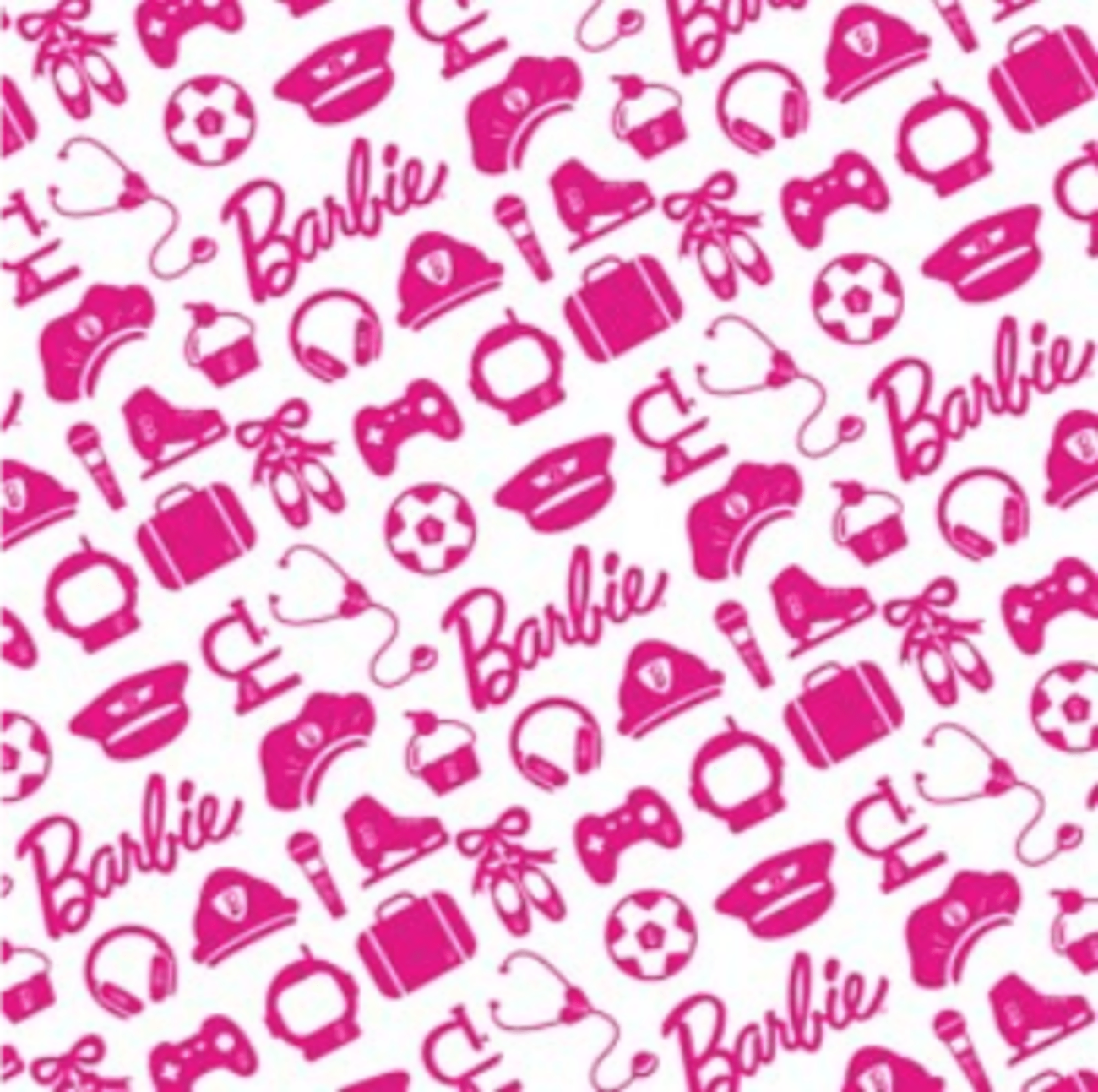 Barbie gift wrap