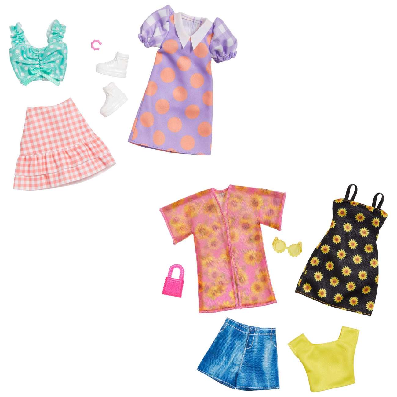Barbie Clothes - 2 Outfits & 2 Accessories for Barbie Doll