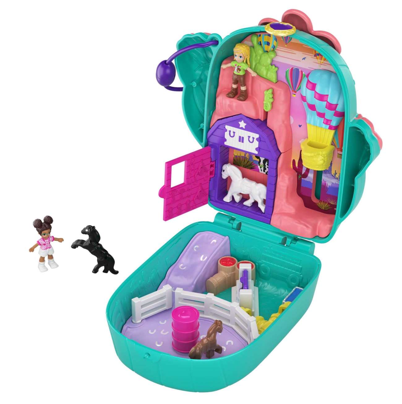 Polly Pocket Cactus Cowgirl Ranch Compact