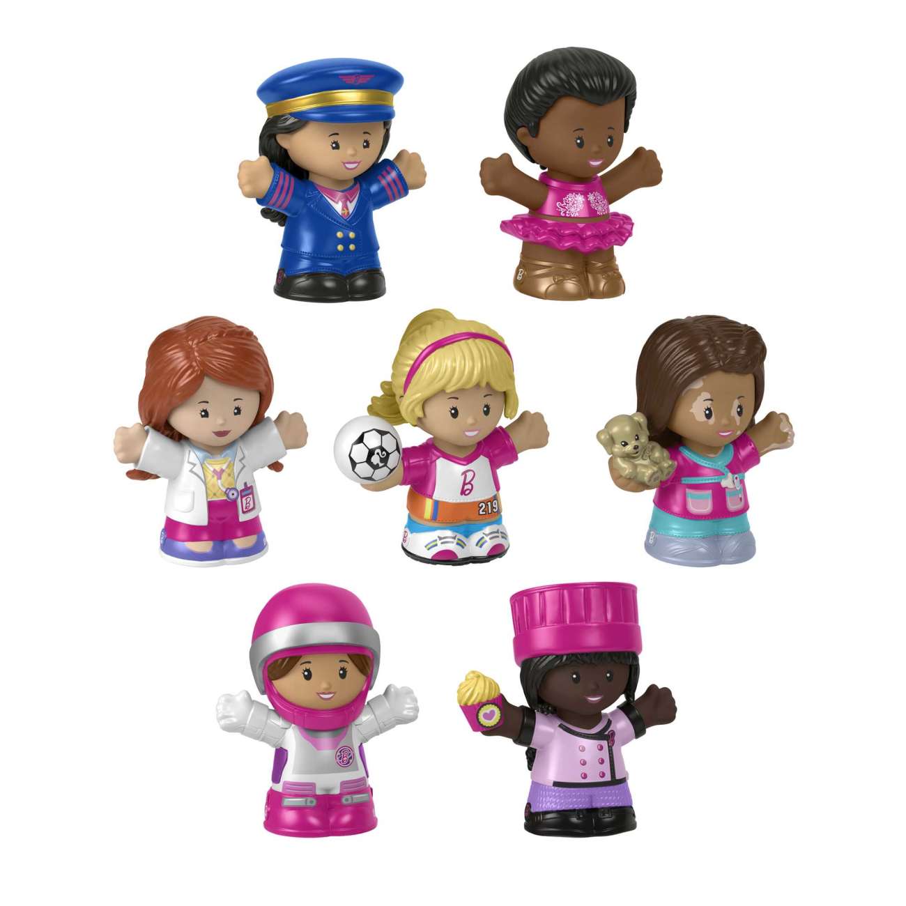 Barbie – Barbie Métiers – Assortiment Figurines Little People
