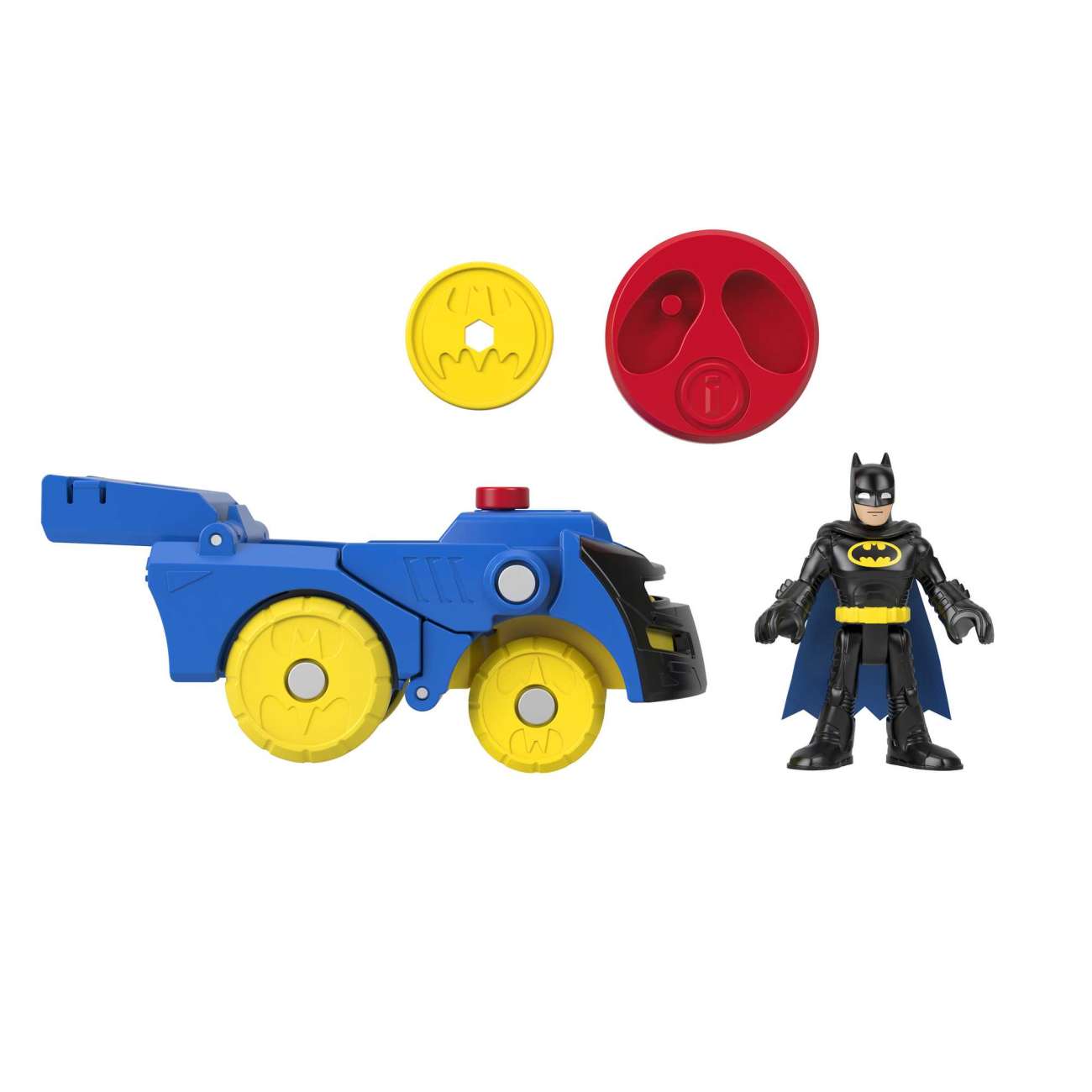 Fisher-Price Imaginext DC Super Friends Head Shifters Batman & Batmobile