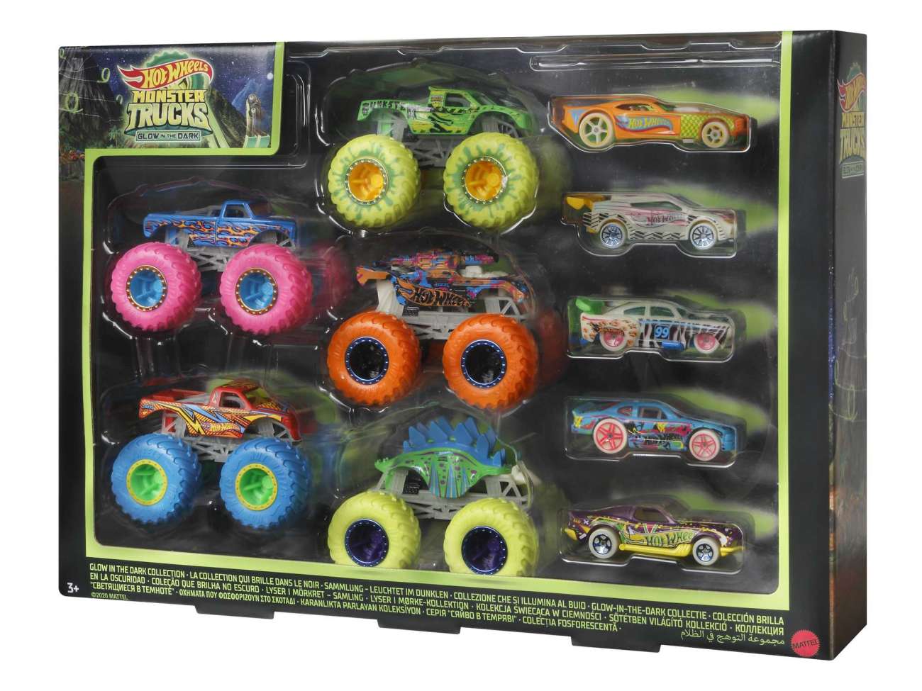 Hot Wheels Monster Trucks Karanlıkta Parlayan Araçlar Paketi