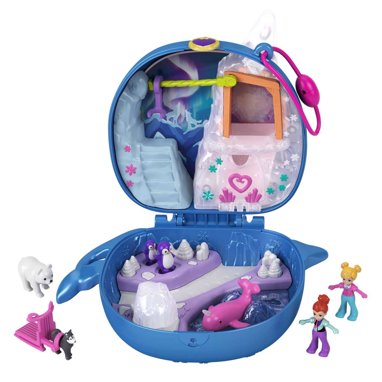 Polly Pocket Freezin' Fun Narwhal Compact