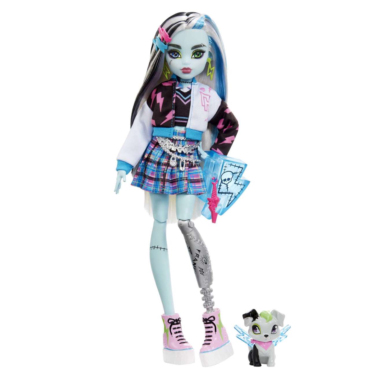 Monster High - Frankie Stein Avec Animal - Poupée - 4 Ans Et +
