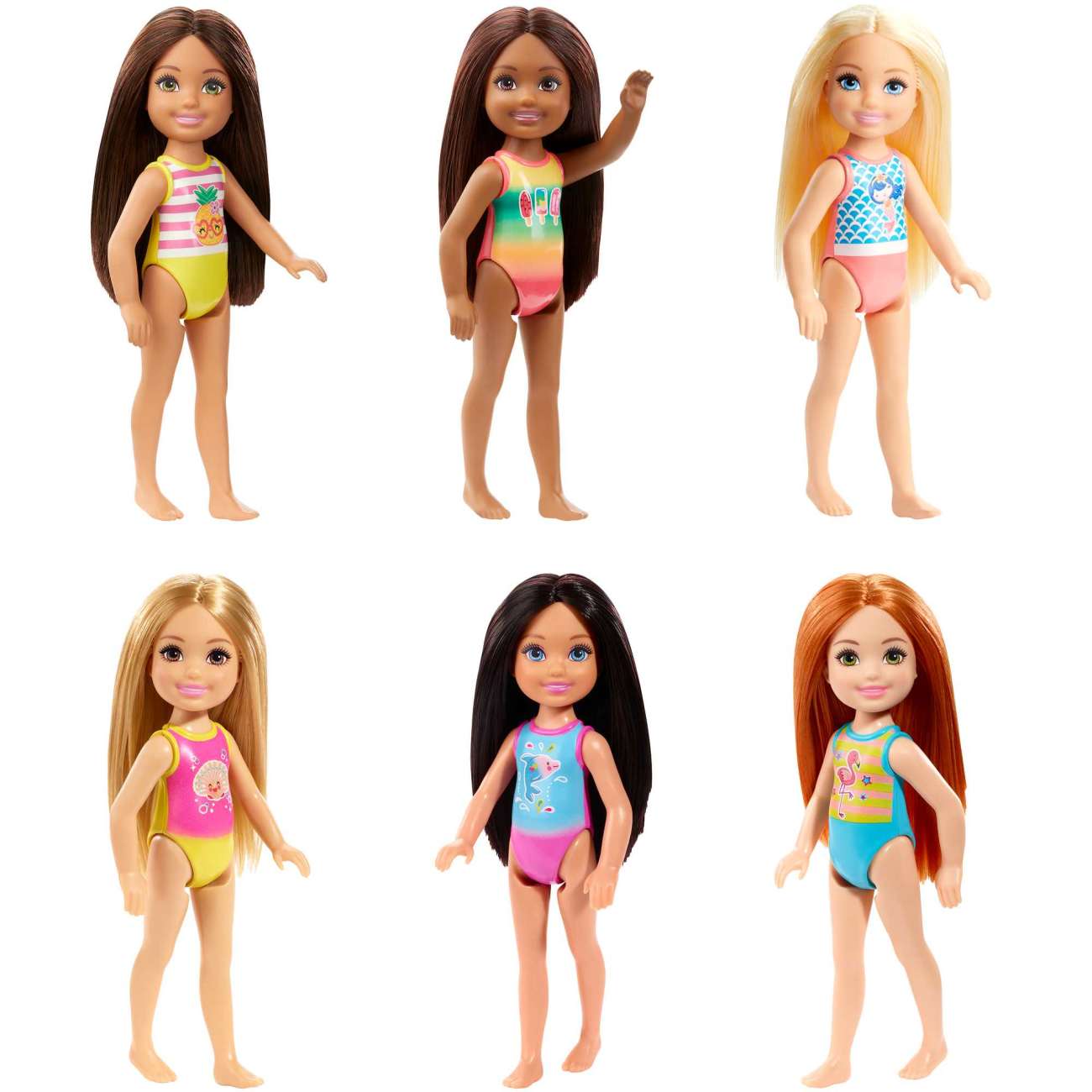 Bambola Chelsea Di Barbie Club Beach, 15 Cm