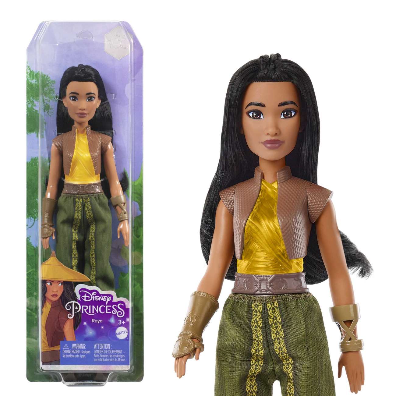 Disney Prinses Raya Modepop en accessoire, speelgoed dat is geïnspireerd op de film Raya en de Laatste Draak
