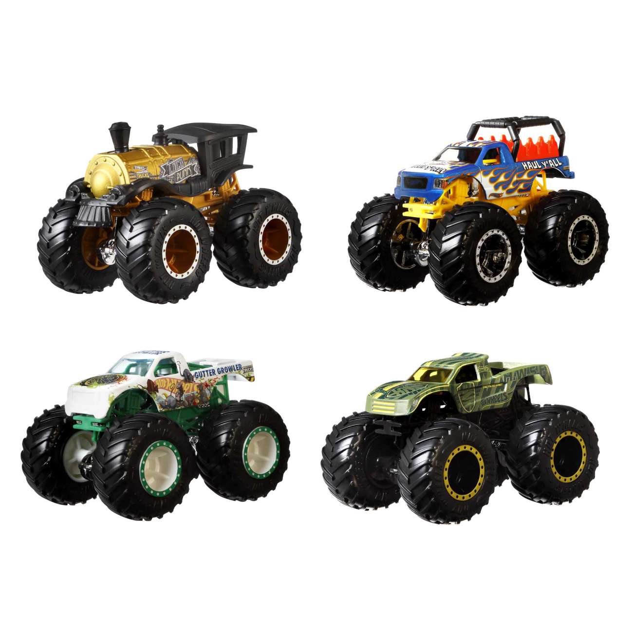 Hot Wheels Monster Trucks 4-Pack Assortment