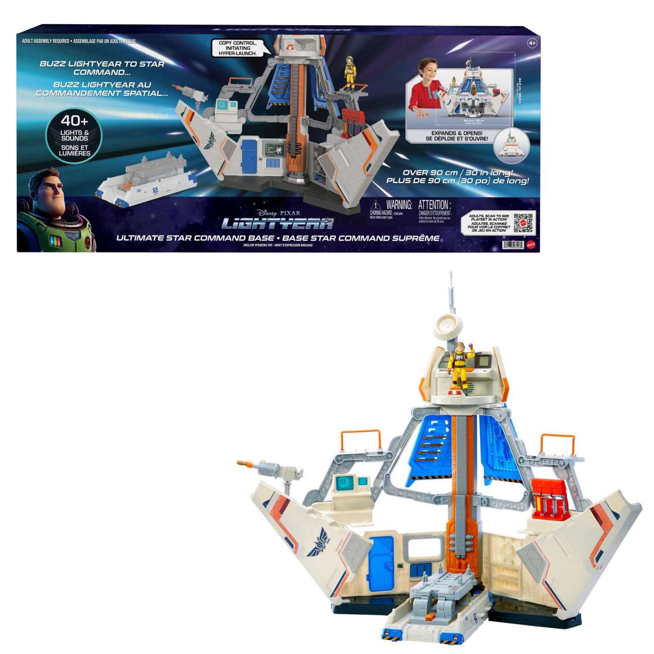 Disney and Pixar Lightyear Ultimate Star Command Base Playset
