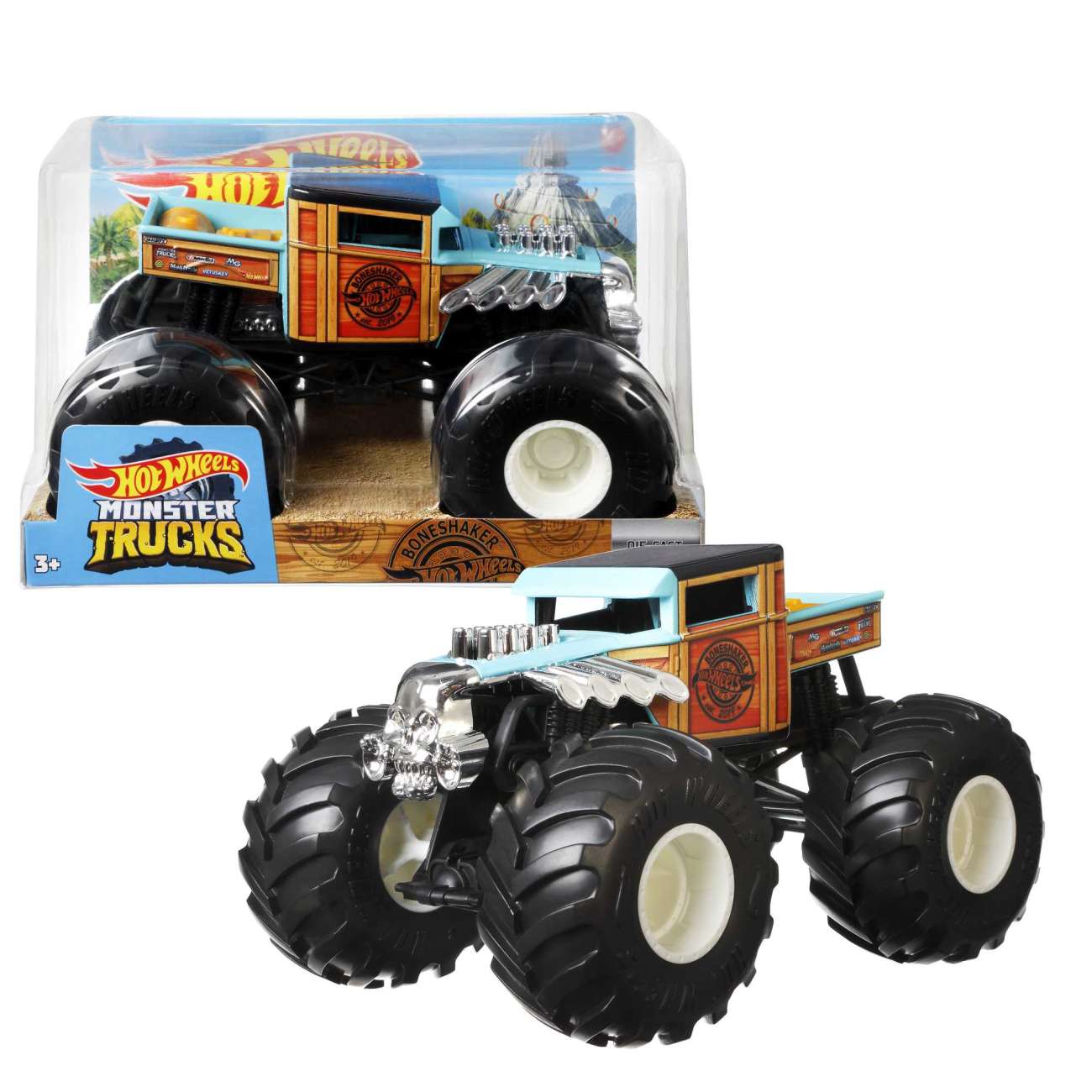 Hot Wheels Monster Trucks 1:24 Bone Shaker