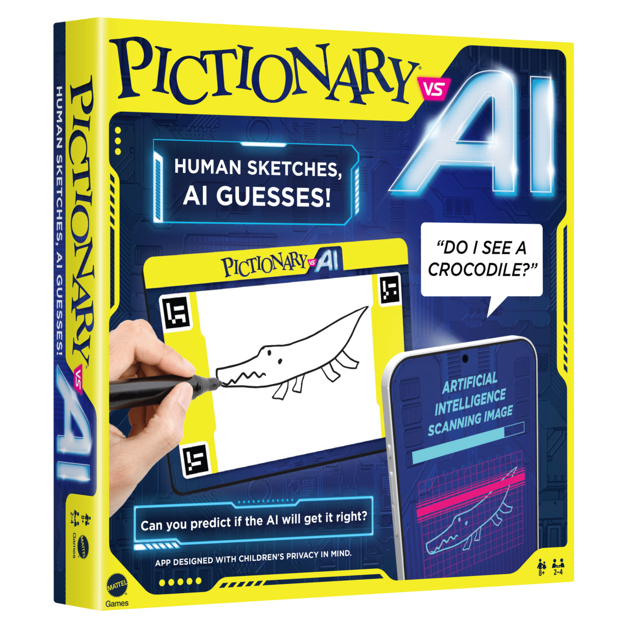 Pictionary Vs. Ai Family Game For Kids And Adults And Game Night Using Artificial Intelligence