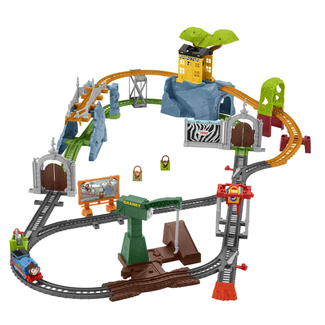 Fisher-Price Thomas & Friends Animal Park Monkey Adventure Set