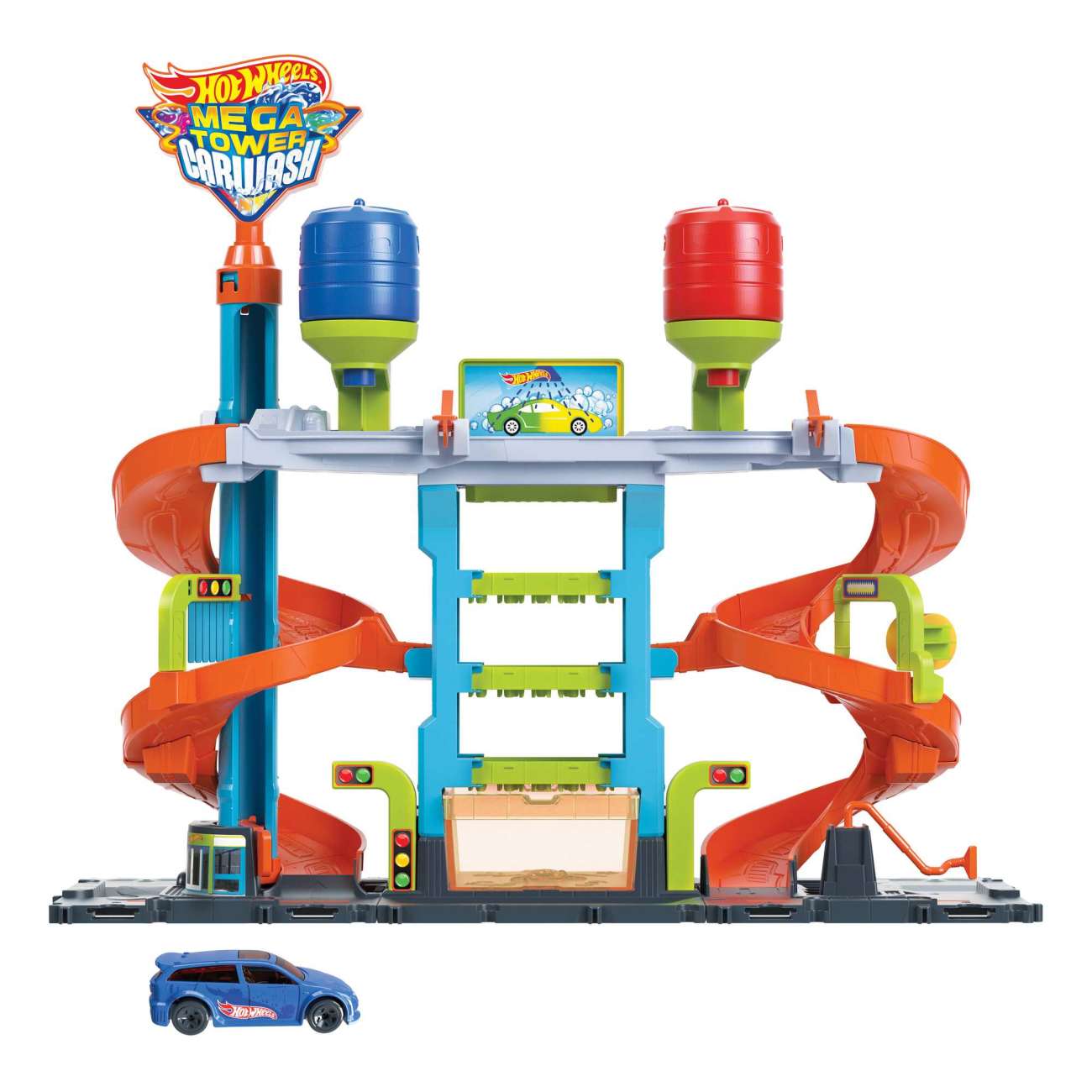Hot Wheels® City Zakręcona megamyjnia