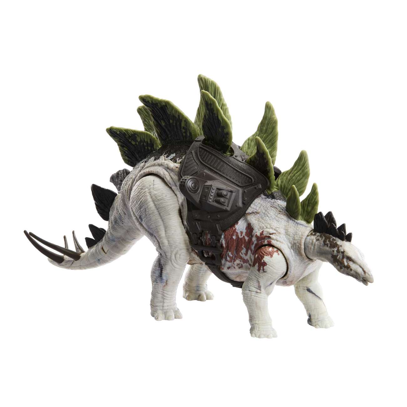 Jurassic World - Stégosaure Méga Action - Figurine Dinosaure - 4 Ans Et +