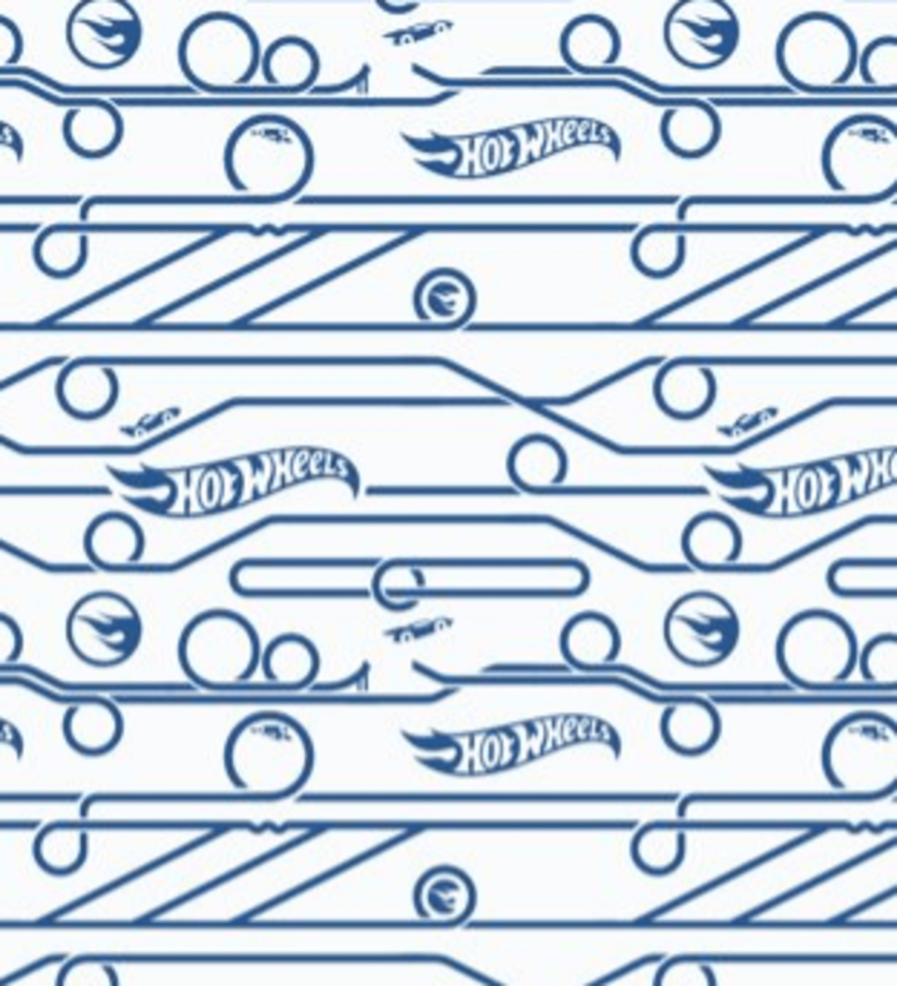 Hot Wheels gift wrap