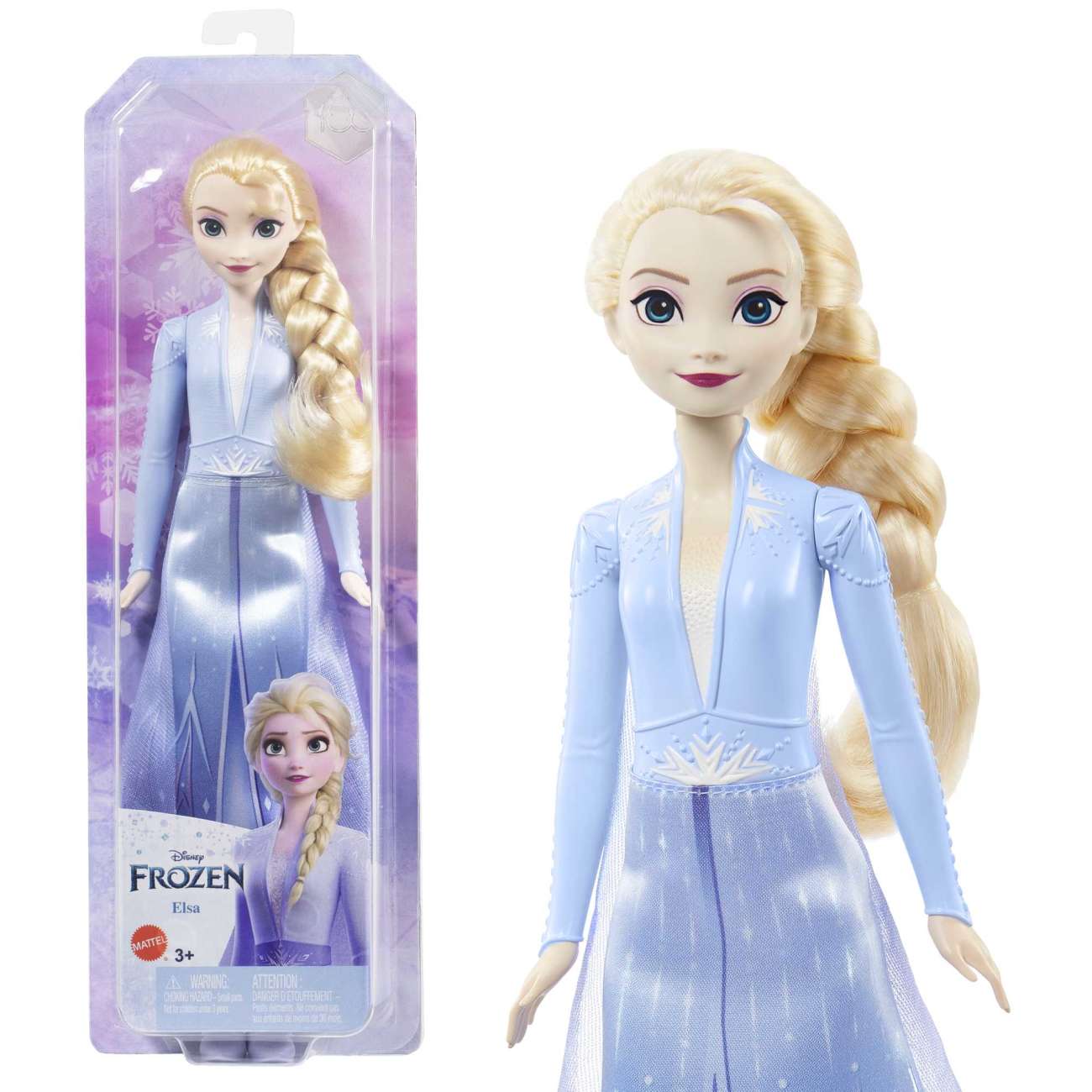 Disney Frozen - La Reine Des Neiges 2 - Poupée Elsa - Figurine - 3 Ans Et +