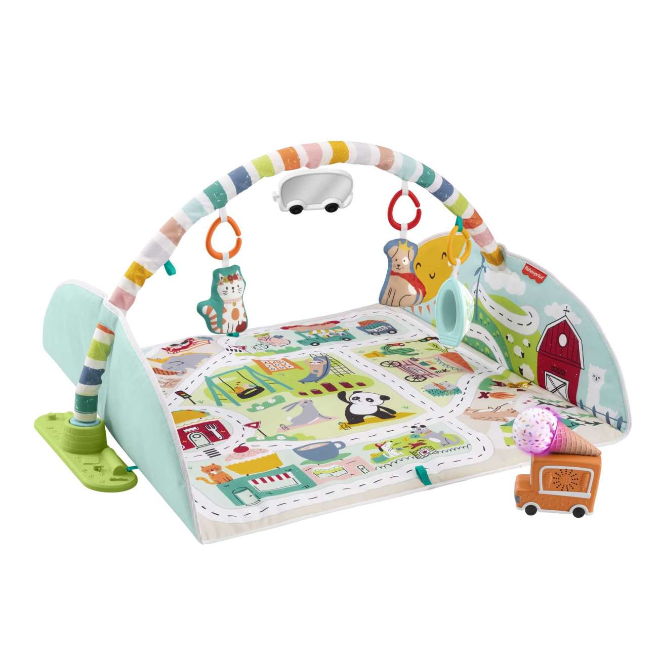 Fisher-Price Activity City Gym To Jumbo Play Mat