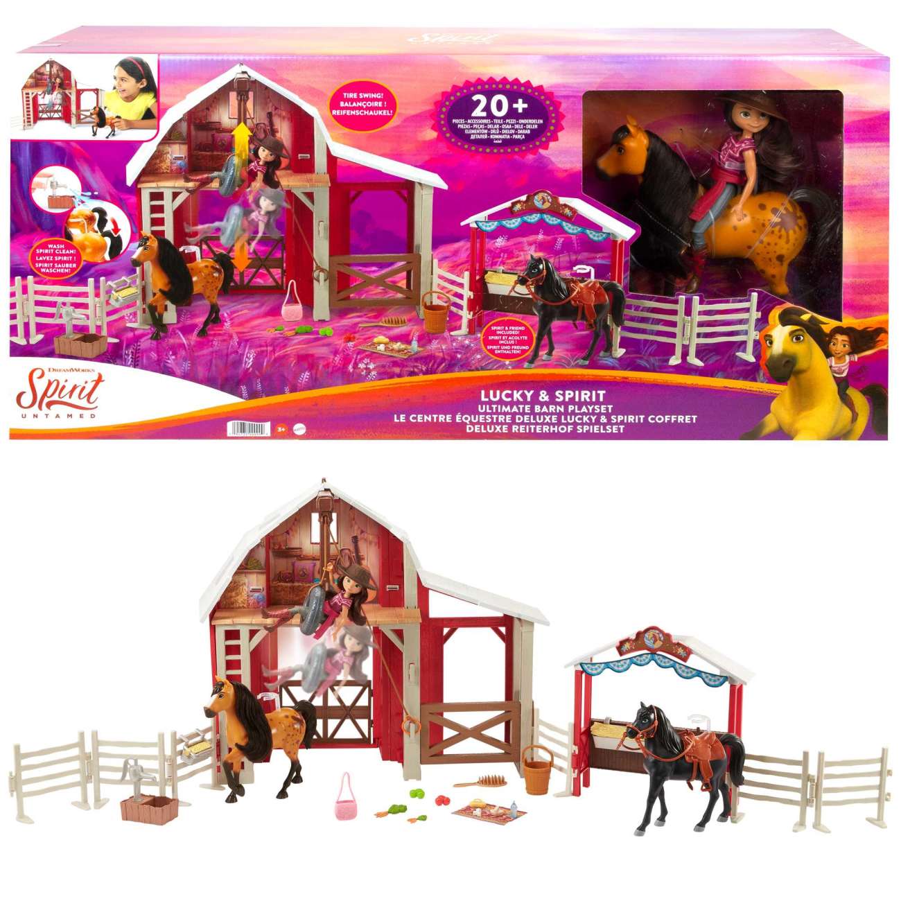 Spirit Untamed Lucky & Spirit Ultimate Barn Playset
