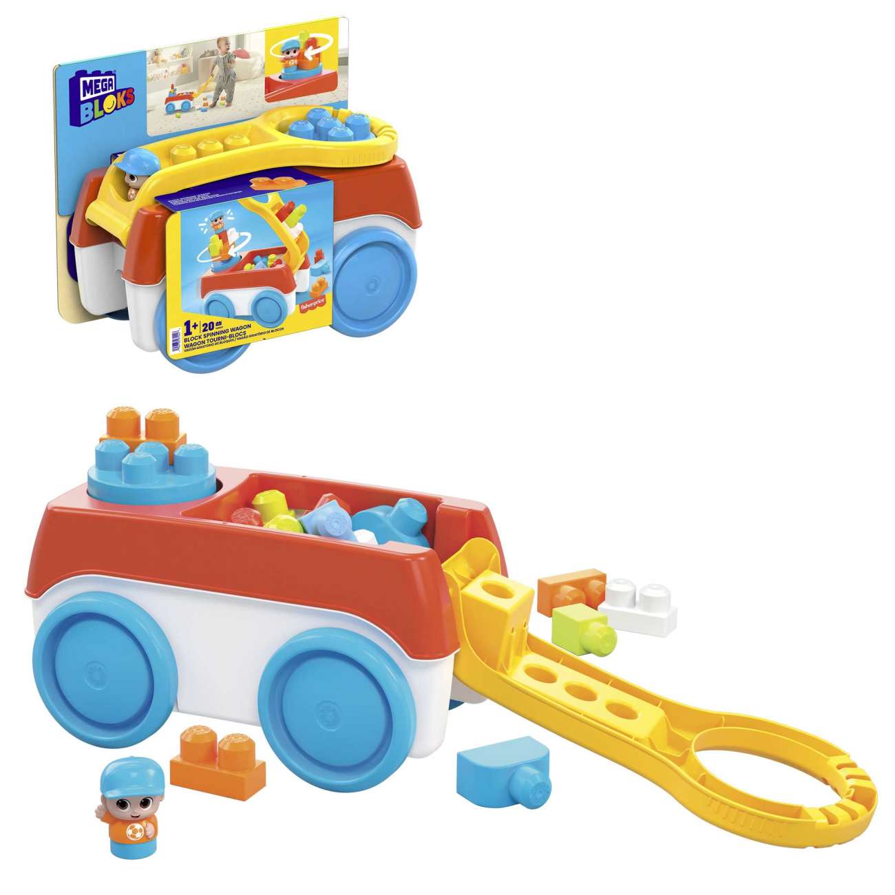 Mega Bloks Block Spinning Wagon