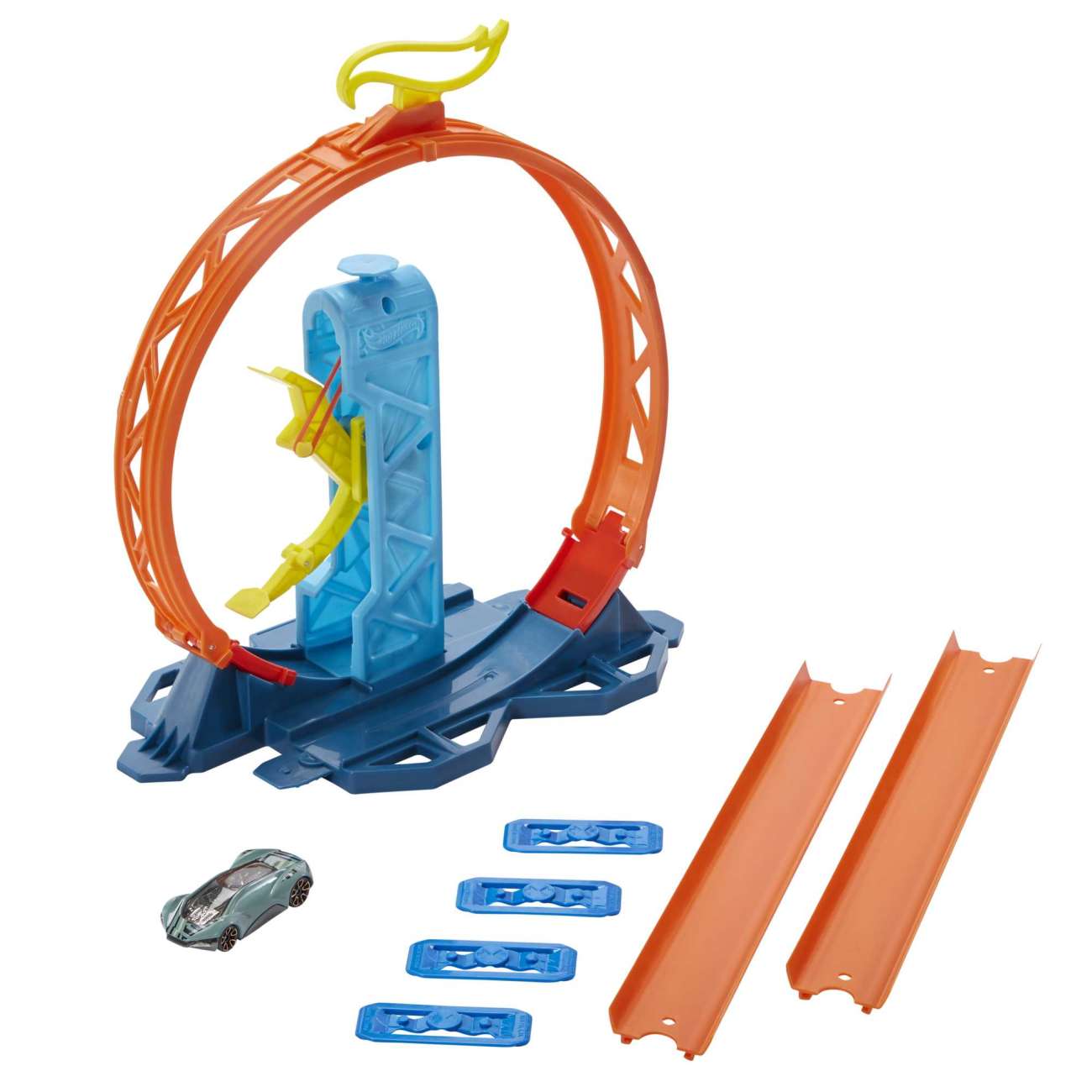 Hot Wheels – Track Builder Unlimited – Coffret Lanceur Et Looping