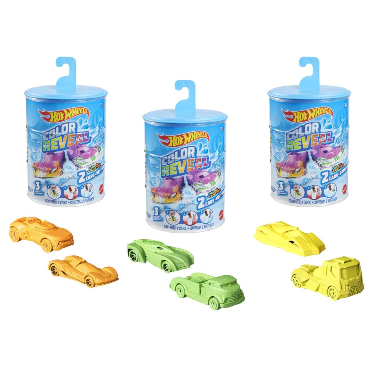Hot Wheels® Color Reveal™ 2-pak samochodów Asortyment