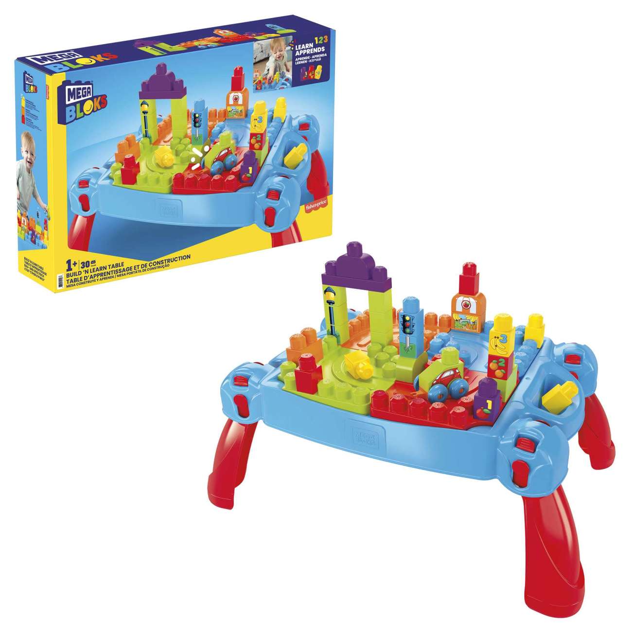 Mega Bloks Bouw & Leer Tafel (Classic)