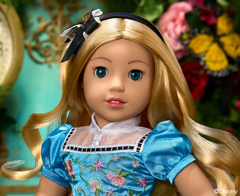 Image of close up Alice doll