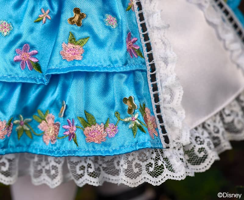 Image of close up Alice's dress