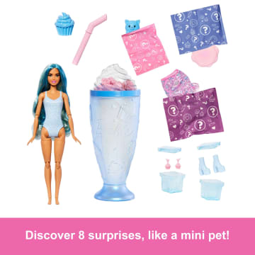 Barbie Pop Reveal Sweet Treat Series Doll & Accessories Set, Cool Cupcake Fashion Doll & Pet - Image 4 of 5