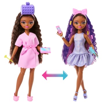 Barbie Dream Besties Brooklyn Wyszykuj się ze mną Lalka + akcesoria Zestaw Zabawka 4+