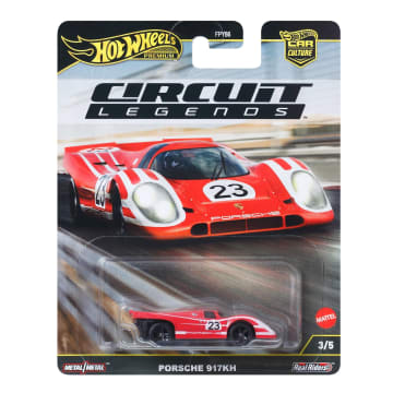 Hot Wheels Premium Car Culture Circuit Legends Porsche 917K Sammel-Spielzeugauto Im Maßstab 1:64 - Imagen 5 de 6