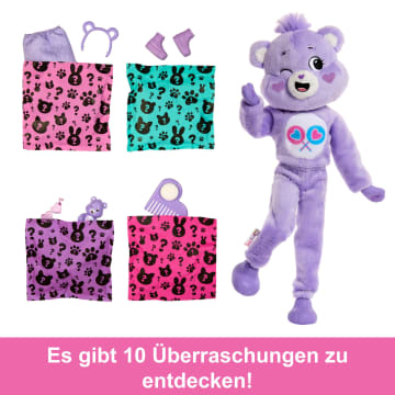 Barbie-Puppe Der Cutie Reveal Glücksbärchi-Reihe Mit Accessoires Und Teile-Gern-Bärchi-Kostüm, 10 Überraschungen - Image 3 of 6