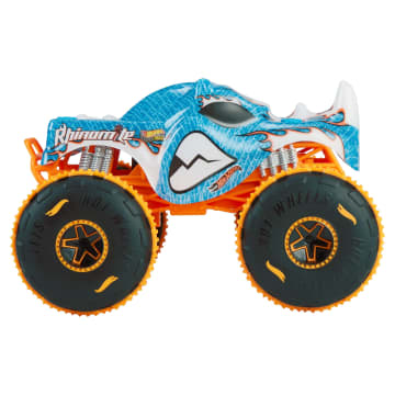 Hot Wheels Monstertrucks Met Afstandsbediening, Rhinomite, Schaal 1:24, Speelgoedtruck Met Afstandsbediening Op Batterijen