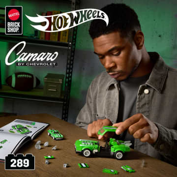 Hot Wheels Coffret De Construction Custom Camaro 1968 Mattel Brick Shop
