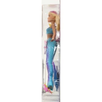 Muñeca De Sirena Mágica De Flores Barbie Con Función De Flores Sorpresa Y Accesorio De Diadema De Perlas