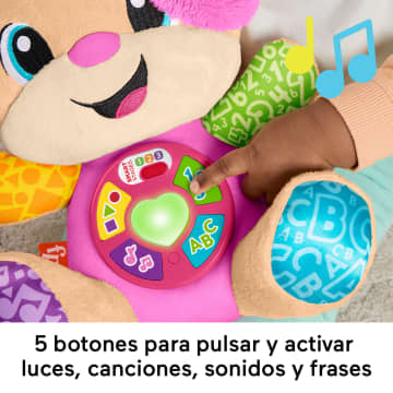 Juguete De Aprendizaje Musical Perrita Con Smart Stages De Laugh & Learn De Fisher-Price, Peluche Rosa Para Bebés En Versión Multilingüe
