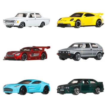 Hot Wheels – Coffret 6 Véhicules De Légende – Répliques échelle 1/64 – Détails Authentiques – Collection Dès 3 Ans – Cadeau Fan