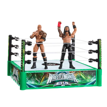 WWE Bloodlines Rules Playset With Ring & 2 Action Figures, Includes The Rock & Roman Reigns - Image 3 of 5