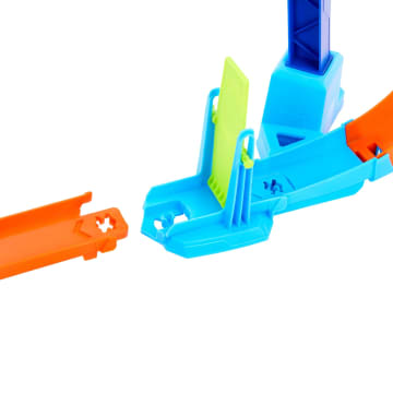 Hot Wheels Stunttracks Sprung Durch Die Spirale Trackset Und Spielzeugauto Im Maßstab 1:64, Track-Schnellstecksystem - Imagen 4 de 6
