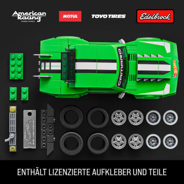 Mattel Brick Shop Hot Wheels Custom ’68 Camaro Bauset (289 Teile), Für Sammler - Bild 4 von 6