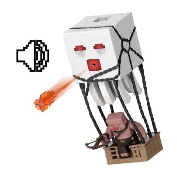 Minecraft Explosieve Aanval Met Ghast, Set Actiefiguren Met Licht, Geluid En Meer, Geïnspireerd Op De Film