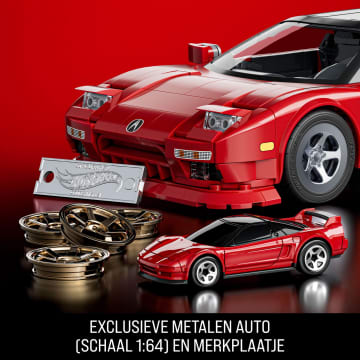 Mattel Brick Shop Hot Wheels '90 Acura Nsx, Bouwspeelgoed (876 Onderdelen), Voor Verzamelaars - Image 5 of 6