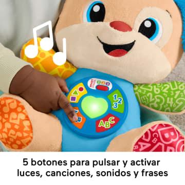 Juguete De Aprendizaje Musical Perrito Con Smart Stages De Laugh & Learn De Fisher-Price, Peluche Para Bebés En Versión Multilingüe
