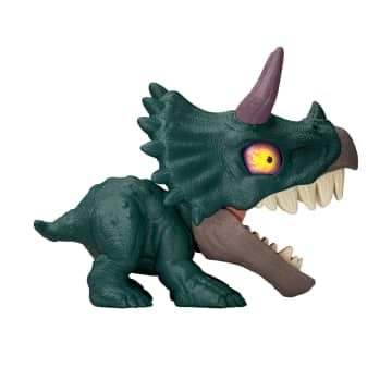 Jurassic World Mighty Little Biters Dinosaur Toy With Bite Action, Eye Change, Collectible Figure - Bild 4 von 8