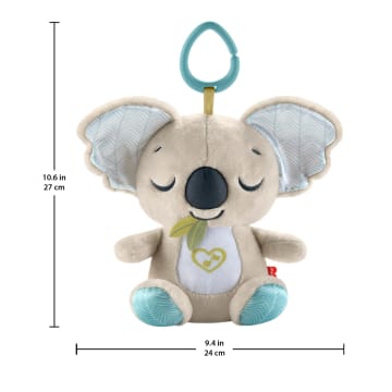 Fisher-Price Koala Muzyczny przenośny uspokajacz Zawieszka do wózka Przytulanka Zabawka dla noworodków i niemowląt 0+ - Image 5 of 6