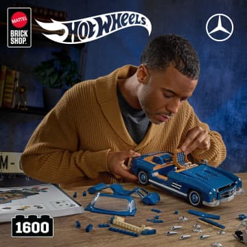 HW-Coffret De Construction Mercedes-Benz 300 Sl Mattel Brick Shop